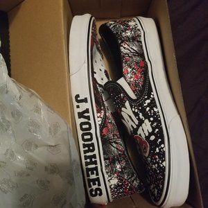 Friday the 13th glow in the dark Vans